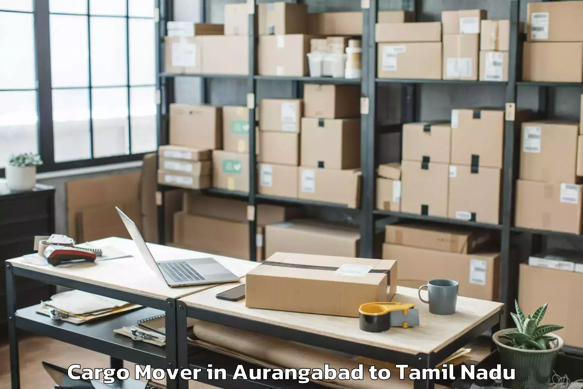 Leading Aurangabad to Poonamalle Cargo Mover Provider